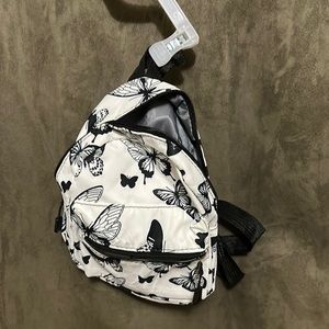 Item 129 mini backpack with butterflies